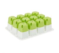 Reusable Seed Starter Trays Kit, Seed Trays Starter Kit, Silicone Seedling StartersTrays Starting Plant Seeds, Indoor Gardening Plant GerminationTrays, for Garden, lawn, farm