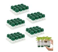 Reusable Seed Starter Trays Kit with 12 Holes, Flexible Silicone Seedling Starter Trays for Starting Seeds Indoor, Plant Germination Tray for Flowers, Vegetables, Plant Lovers Gifts