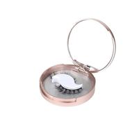 Reusable Self Adhesive False Eyelashes 1 Pair With Mirror Waterproof Look Strip Eyelashes Self Sticking