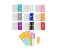 Reusable Self-Sealing Zipper Medicine Bags, 27Pcs Travel Pill Case Set Compact Zippered Pouch Organizer, Medication Vitamins Storage Holder Kit with Slide Lock- Qtips & Small Items