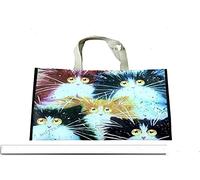 Reusable Shopping Bag Cat Design Kim Haskins Tote Cat Foldable Eco Shopper Bag