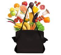Reusable Shopping Bags - Tote Travel Bags | Fitness Class TOTE BAG | Moving Memory | Foldable Travel Storage For The Fitness Fair Travel Picnic, Black, riferimento alla descrizione