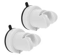 Reusable Shower Head Wall Mount Not Slip Suction Base 360 Rotation Showers Brackets for 7Inch Diameter Handheld Unit Adjustable Angle Shower Holders