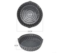 Reusable Silicone Air Fryer Liner Tray 22cm | Silicone, Non-stick Smooth Face, Dishwasher Safe, Fits Air Fryers & Ovens, Alternative To Paper