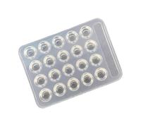 Reusable Silicone Artist Palette with Leak Proof Lid for Art Cosmetics Mixing and Travel Friendly Craft Tissue