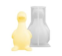 Reusable Silicone Candle Mold - 3D Duck Shape Heat Resistant Tool, Easy Release Craft Accessory | Family Students Adults Men Women Birthday Party Home Indoor Creative Decor Fun DIY