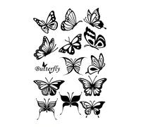 Reusable Silicone Clear Stamps Seal Cute for Butterfly Pattern Stamper for Journaling Handmade Craft Photo Paper Dec Butterfly Clear Stamps Beautiful Silicone Stamp Card Making Decoration