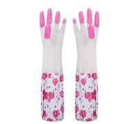 Reusable Silicone Dishwashing Gloves Waterproof Rubber Cleaning Gloves for Kitchen Household Car Washing Large (3)