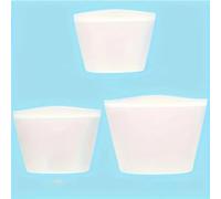 Reusable Silicone Food Storage Bags - Leakproof & Stand-Up Zip Containers for Freshness - 3pcs Set, 17.6oz/35.2oz/52.8oz, Silicone, Clip-on Closure, Rectangle Shape (General Style)