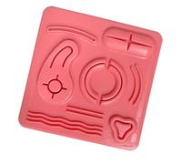 Reusable Silicone Laparoscopic Suture Practice Pad, Surgical Training Model for Wound Suturing and Knotting Techniques