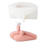 Reusable Silicone Mold Couple Portrait Figurine Epoxy Resin Casting Tool for Woman Child Craft Casting Tool