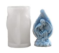 Reusable Silicone Mold Holy Family Nativity Statue Epoxy Resin Casting Tool for Gypsum Ornament Holy Family Nativity Silicone Mold