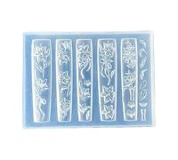 Reusable Silicone Nails Decors Stencils Nails Carving Moulds Stamping Stencils Manicure Accessories Decorative Tool Decorative Nail Charm Silicone Mold