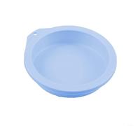 Reusable Silicone Round Layer Cake Pan for DIY Baking Projects Including Ombre Cakes, Chiffon Cakes, and More (4inch Blue)