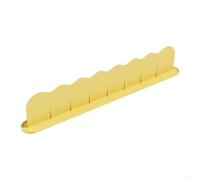 Reusable Silicone Sink Splash Guard for Kitchen and Bath, Splash Control Baffle Board for Sink Front or Island Faucet Area, Easy to Clean and Store (Yellow)
