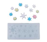 Reusable Silicone Snowflake Mold Food Grade Materials Mould for Chocolate Cake Decorations and Holiday Craft Snowflake Silicone Mold for Beginners