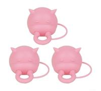 Reusable Silicone Spout Cover 40mm Anti-Splash Design(Pink)