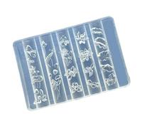 Reusable Silicone Stamp Templates Create Nails Decals with Crystals Patterns for Manicure Craft Projects Supplies Home Manicure Flower Templates