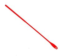 Reusable Silicone Straw Brushes, 2024 NEW Extra Long Straw Cleaning Brush, Drinking Bottle Straw Cleaner, Bendable Crevice Brush Pipe Cleaners for Smoothie Straw Washing(red -6mm)