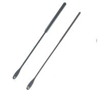 Reusable Silicone Straw Brushes, 2024 NEW Extra Long Straw Cleaning Brush, Drinking Bottle Straw Cleaner, Bendable Crevice Brush Pipe Cleaners for Smoothie Straw Washing(2Pcs gray (6mm 8mm))