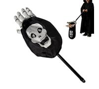 Reusable skull Halloween treat bag with handle for candies, snacks and part | Reusable skull Halloween treat bag with handle for candies, snacks and party favors for kids and trick-or-treating.
