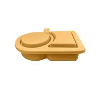 Reusable Snack Containers, Snack Boxes with Lid and Two Compartments, Leak-proof Storage Boxes for Kitchen, Fruit Salad and Tasting Station