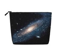 Reusable Snack Galaxy Universe Stars Outer Space Print Bags,Large Capacity Travel Toiletry Bag, Makeup Bags with Zipper
