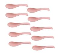 Reusable Soup Spoons Set of 10, BPA-Free Plastic Cutlery, Lightweight Portable Spoons for Dessert, Cereal, Travel & Outdoor Use