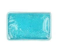 Reusable Square Gel Beads Ice Pack with Cloth Backing, Hot and Cold for Breastfeed Injury, Kids Pain Relief, Headache, Tired Eyes, Wisdom Teeth, Sinus Relief
