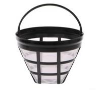 Reusable Stainless Steel Coffee Filter for 12 Cup Drip Brewers Compatible with Most Standard Basket Models (White)