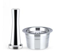 Reusable Stainless Steel Coffee Filter Pod Basket Compatible for K-fee Compatible with Tchibo(1 Capsule T)