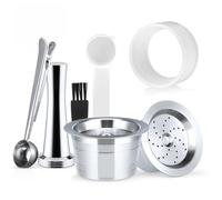 Reusable Stainless Steel Coffee Filter Pod Basket Compatible for K-fee Compatible with Tchibo(2 Set)