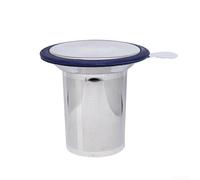 Reusable stainless steel tea basket with ultra fine mesh for loose tea leaves, hanging handle design suitable for teapots and cups, easy to clean and maintain (Silvery3)