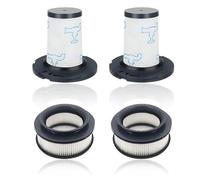 Reusable Staubsauger Filter Compatible for Rowenta X-Force Flex 11.60 12.60 14.60 15.60,Replacement Parts Accessories Filter,2 Pre-Motor Filter+2 Post Motor Filter,Replaces ZR009007,ZR009008.