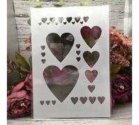 Reusable Stencils,11.42 x 8.27 Inch Love Live Laugh Drawing Stencils for DIY Art Craft Wall Canvas Furniture Scrapbook Home Decoration Style F