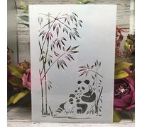 Reusable Stencils,11.42 x 8.27 Inch Vintage Mail Letters Envelop Drawing Stencils for DIY Art Craft Wall Canvas Furniture Scrapbook Home Decoration Style J