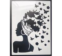 Reusable Stencils,21x29cm Mountain River Bear Layering Stencil for Painting on Wood,Wall,Fabric,Rock,Sign,DIY Art Projects Style 8
