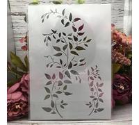 Reusable Stencils,29x21cm A4 Love Live Laugh Stencils for Painting on Wood,Wall,Furniture,Floor,Layering Templates for Crafts DIY Home Décor Style C