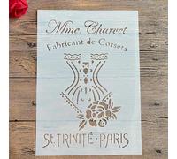 Reusable Stencils,29x21cm Letter Number Stencils for Painting on Wood DIY Craft Paint Template for Wall Scrapbook Home Décor Style 12