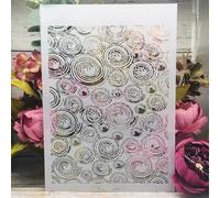 Reusable Stencils,A4 29cm Branch Rose Flower Stencils for Painting on Wood,Wall,Furniture,Floor,Layering Templates for Crafts DIY Home Décor Style M