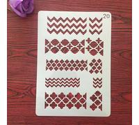 Reusable Stencils,A4 29cm Flower Leaf Layering Stencil for Painting on Wood,Wall,Fabric,Rock,Sign,DIY Art Projects Style 2