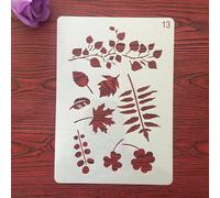 Reusable Stencils,A4 29cm Flower Leaf Tree Layering Stencil for Painting on Wood,Wall,Fabric,Rock,Sign,DIY Art Projects Style 9
