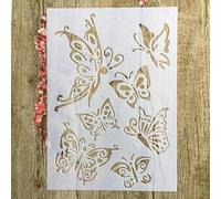 Reusable Stencils,A4 29x21cm Animal Butterfly Stencils for Painting on Wood DIY Craft Paint Template for Wall Scrapbook Home Décor Pattern A