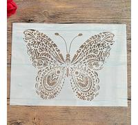 Reusable Stencils,A4 29x21cm Animal Butterfly Stencils for Painting on Wood DIY Craft Paint Template for Wall Scrapbook Home Décor Style 1