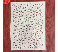 Reusable Stencils,A4 29x21cm Flowers Layering Stencil for Painting on Wood,Wall,Fabric,Rock,Sign,DIY Art Projects