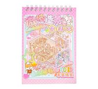 Reusable Sticker Book -3 d -cartoon -scine Socket Art, Handicraft Party Preferred 3 d | Cute Cartoon and Waterproof Sticker, Miniature Simulated Booth Scene Patterns for a
