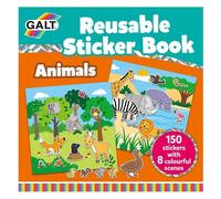 Galt Toys, Reusable Sticker Book - Animals, Sticker Books, Ages 3 Years Plus