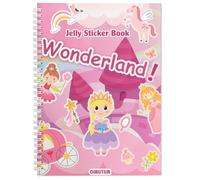 Reusable Sticker Book for 2 3 4 Year Olds Kids, Toddler Sticker Books 1-2 Years + 8 Scenes + 2 Matching Games + 51 Large Princess Stickers Stocking Stuffers for Kids Travel Essentials (Wonderland)