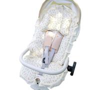 Reusable Stroller Seat Covers 2pcs/3pcs/4Pack Breathable Cotton Pillow Decorative Lace Four Seasons Use Lace Trim Stroller Seat Cushion