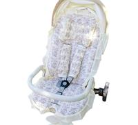 Reusable Stroller Seat Covers 2pcs/3pcs/4Pack Breathable Cotton Pillow Decorative Lace Four Seasons Use Lace Trim Stroller Seat Cushion